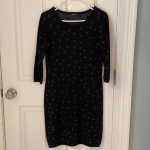 Marimekko Black & Grey Dot Knit Dress